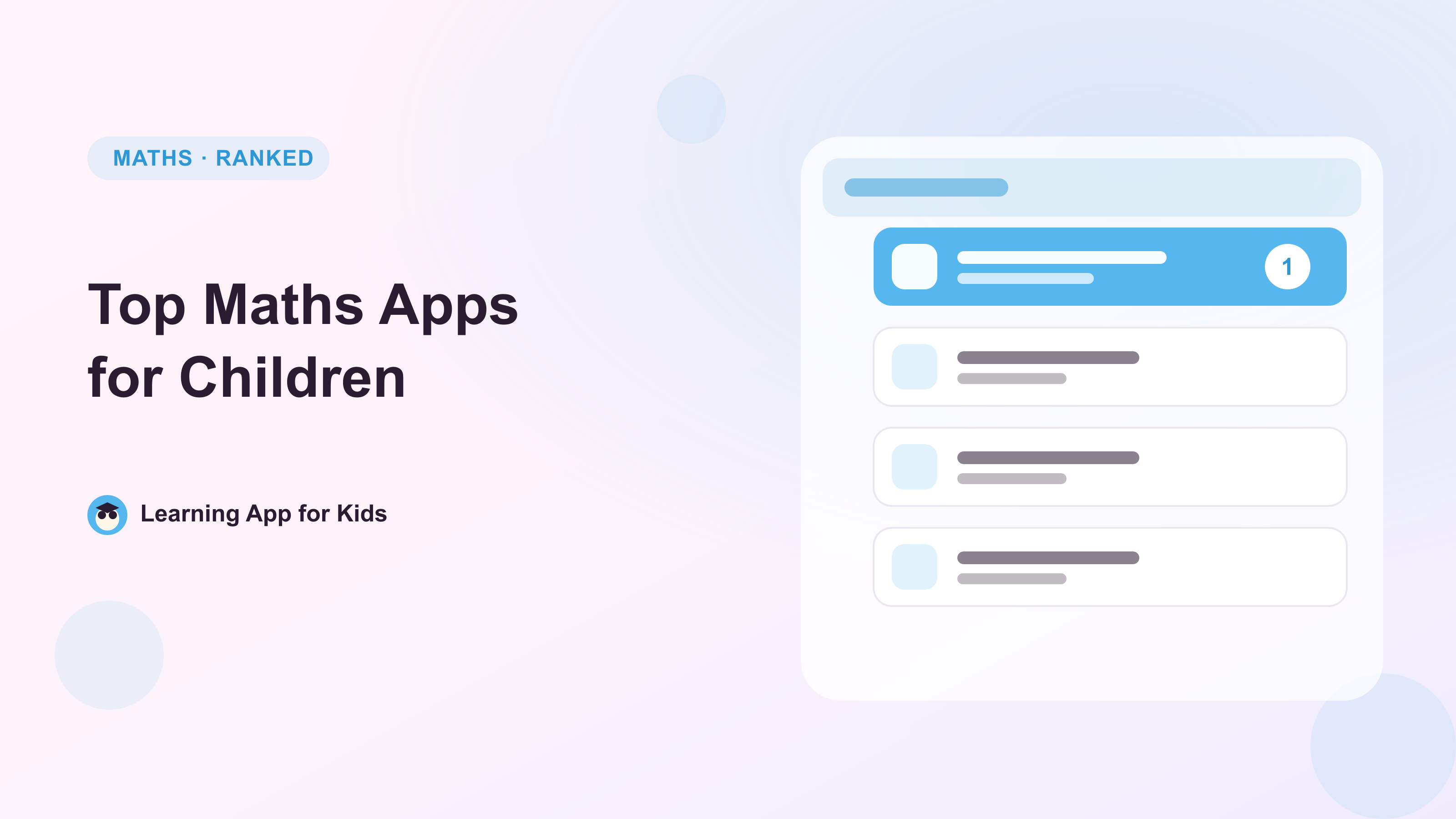 Top 5 Maths Learning Apps for Children in 2026